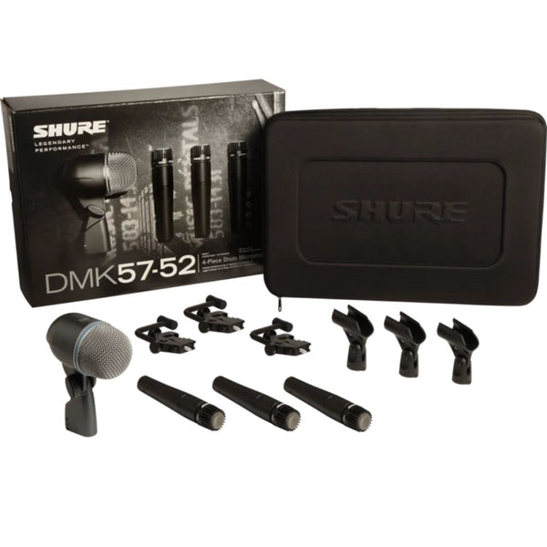 Kit de micrófono para batería SHURE DMK57-52 con Monturas y Estuche