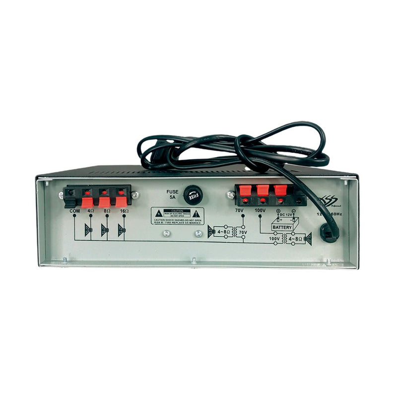 Amplificador de Publidifusión XSS MPA40WR 45W RMS Bluetooth
