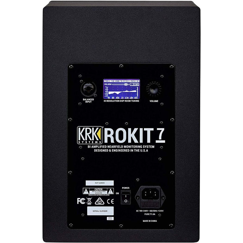 Monitor de campo cercano KRK Rokit RP7G4-NA Negro 7" 145W 2 Vías