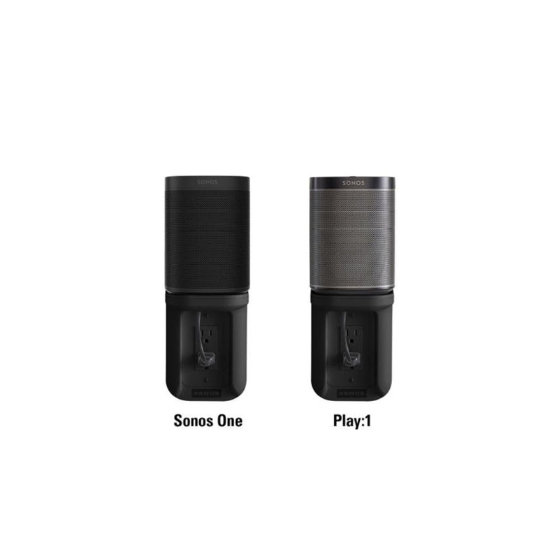 Soporte de pared SANUS WSOS1-B1 Negro/para Sonos One y PLAY 1
