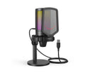 Micrófono A6 FIFINE Negro USB para Gaming, Podcast, Streaming y Grabación Digital