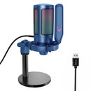 Micrófono A6 FIFINE Azul USB para Gaming, Podcast, Streaming y Grabación Digital