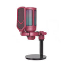 Micrófono A6 FIFINE Rojo USB para Gaming, Podcast, Streaming y Grabación Digital