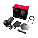 Micrófono A6 FIFINE Rojo USB para Gaming, Podcast, Streaming y Grabación Digital