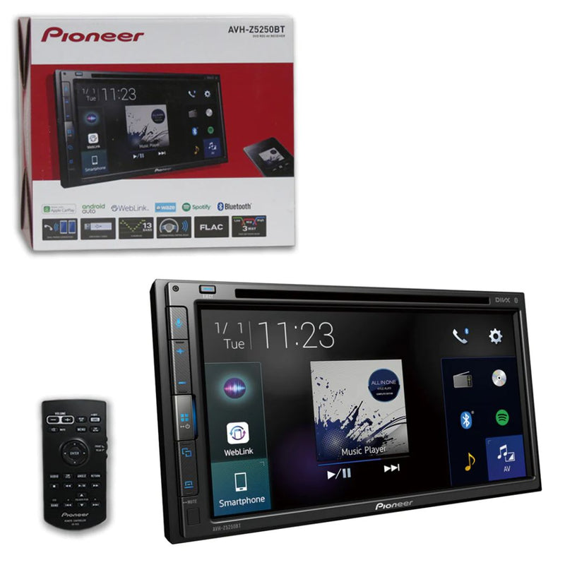 Autoestéreo PIONEER AVH-Z5250BT Pantalla 6.8" Bluetooth DVD 50Wx4 USB Android
