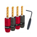 Conectores tipo Banana AUDIOQUEST BAN3004S plata Llave de Instalación