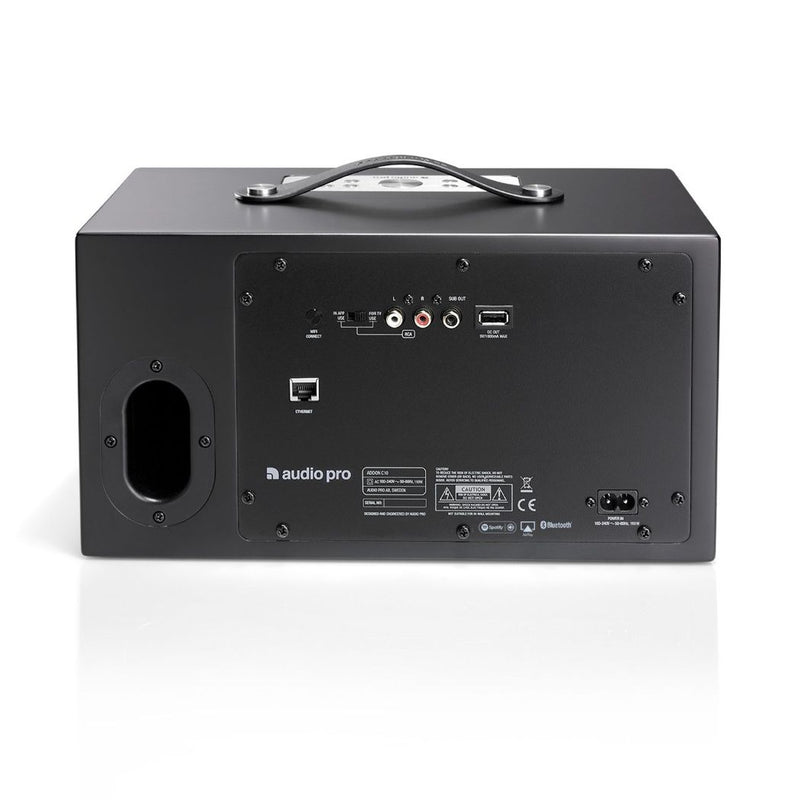 Bocina Activa AUDIO PRO ADDON C10B Negro 2X20W Wi-Fi Bluetooth