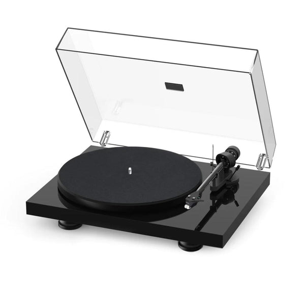 Tornamesa PRO-JECT DEBUT CARBON EVO SATIN BLACK 2M RED 33-45