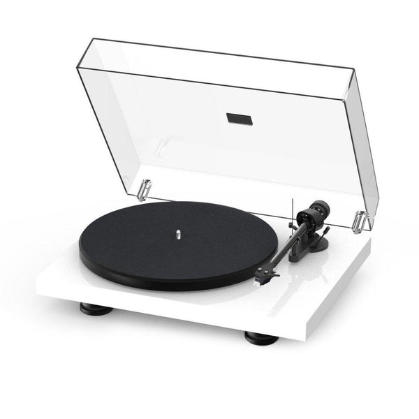 Tornamesa PRO-JECT DEBUT CARBON EVO SATIN WHITE 2M RED 33-45