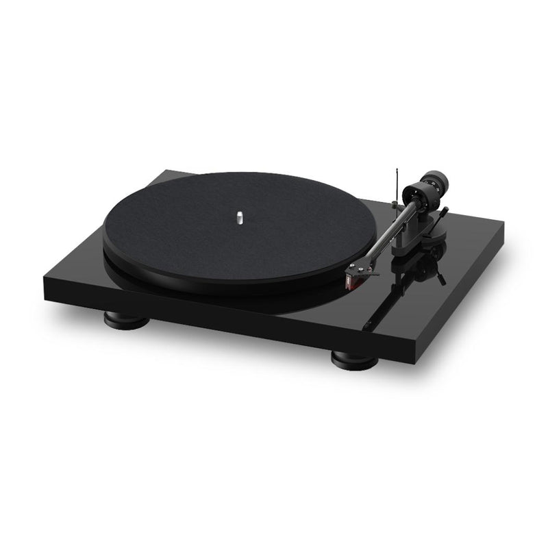 Tornamesa PRO-JECT DEBUT CARBON EVO SATIN BLACK 2M RED 33-45