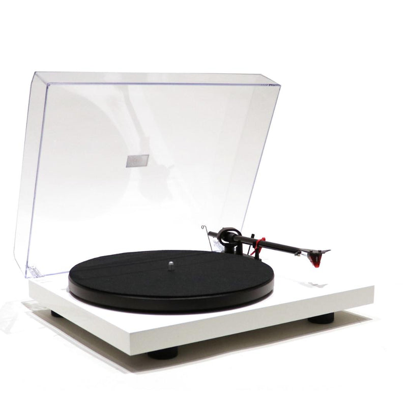 Tornamesa PRO-JECT DEBUT CARBON EVO SATIN WHITE 2M RED 33-45