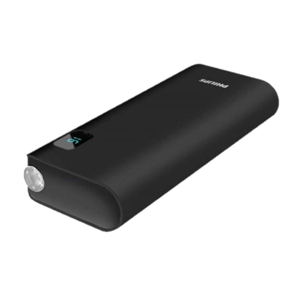 Batería Portátil DLP10016B PHILIPS, 3 Cargas UBSX2, 10,000mAh, Negro