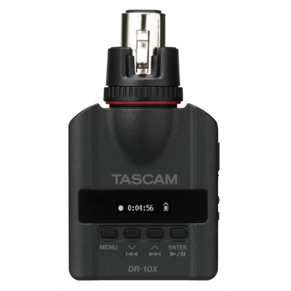 Grabadora Voz Portátil Tascam DR-10X Para Micrófono Dinámico Negro