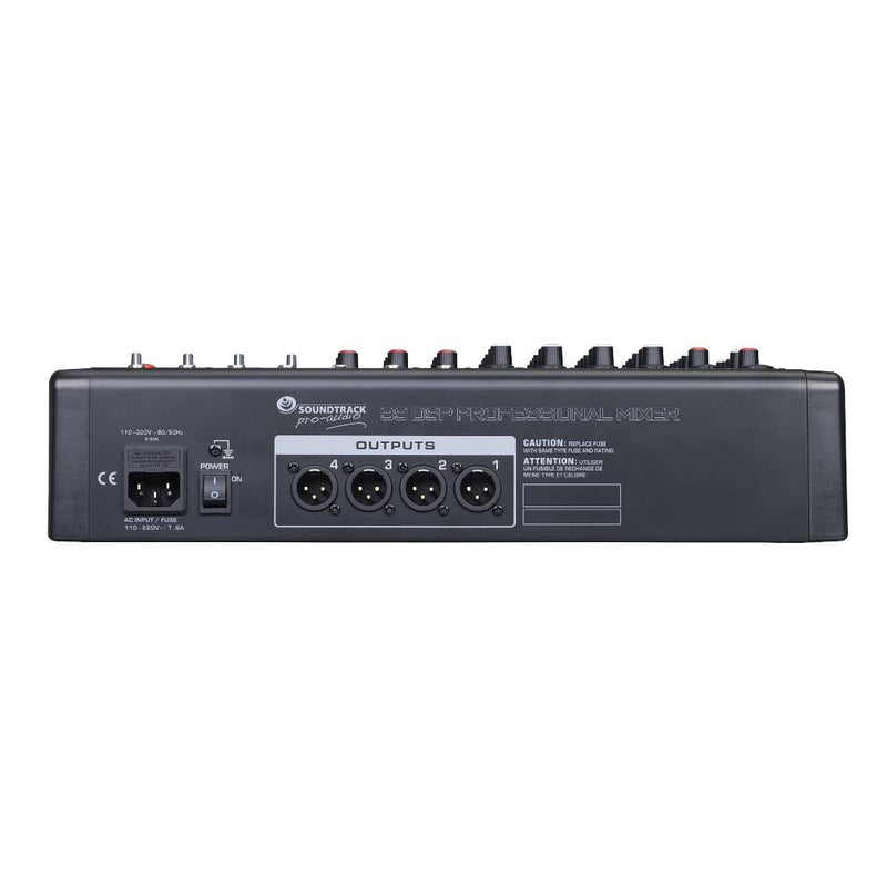 Mezcladora Pasiva FALCON-12 SOUNDTRACK USB Bluetooth 12 Ch EFX