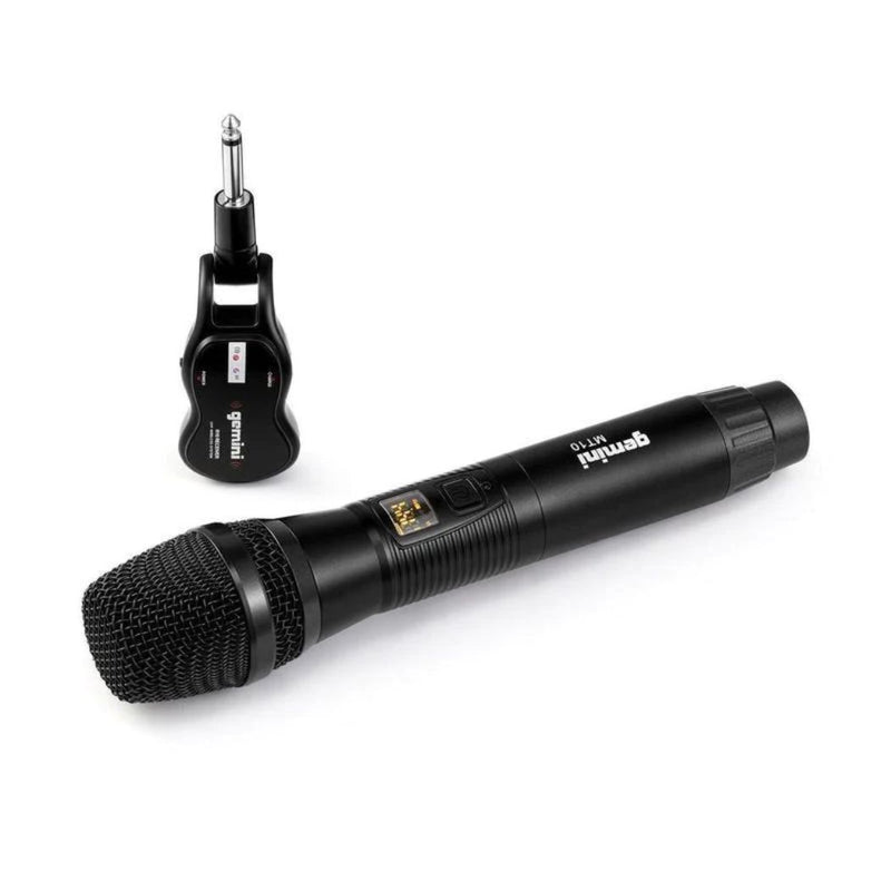 Micrófono Inalámbrico GEMINI GMU-M100 de Mano Dinámico UHF Recargable