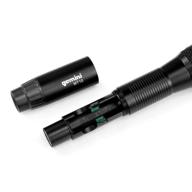Micrófono Inalámbrico GEMINI GMU-M100 de Mano Dinámico UHF Recargable