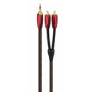 Cable AUDIOQUEST GOLDG02MR Rojo 3.5 a RCA 2 M