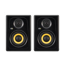 Par de Monitores de Estudio KRK K3-NA 3.5" 65W Entrada total TRS 1/4" RCA