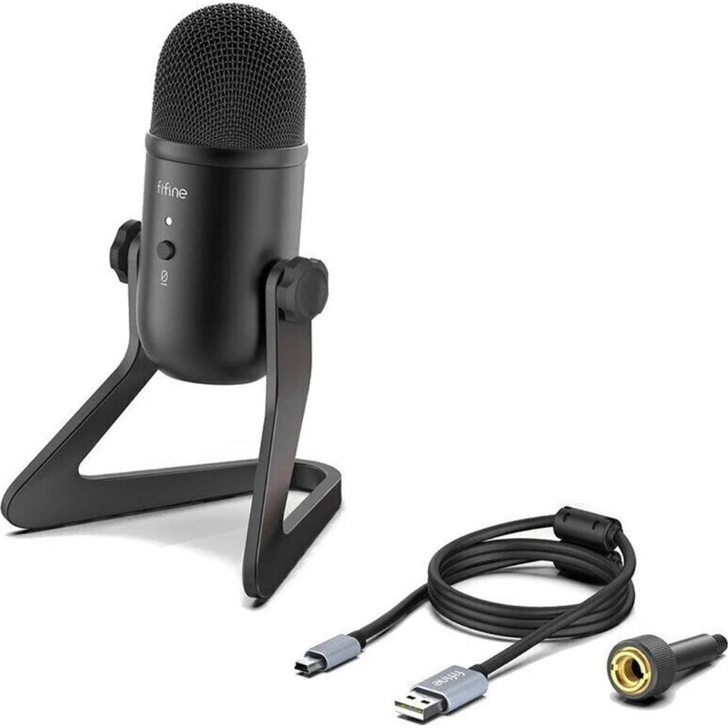 Micrófono para Podcast FIFINE K678 Cardiode USB Condensador