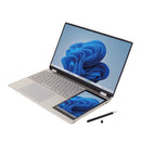 Laptop LM-156D LM Dual Screen 15.6"+7" Táctil, Intel N95, 16GB RAM, 512GB SSD, Win11 Pro, Stylus, Cámara abatible