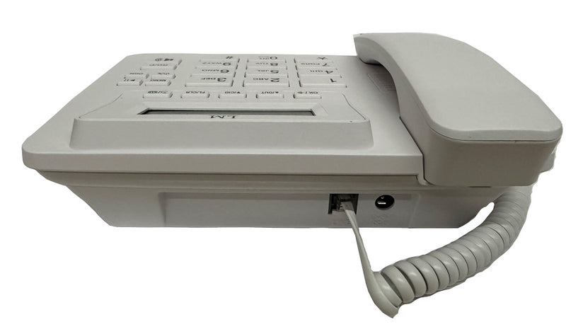 Teléfono Alámbrico LM-1572 Blanco Dual SIM Identificador de Llamadas