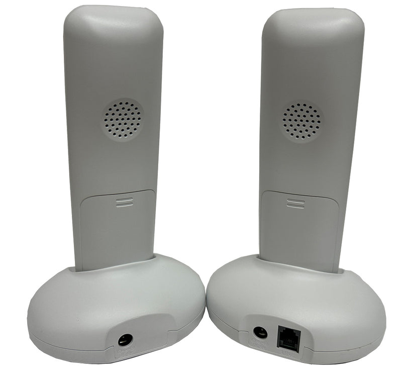 Teléfono Inalámbrico LM-1702-2 Blanco Pantalla LCD de 3 líneas