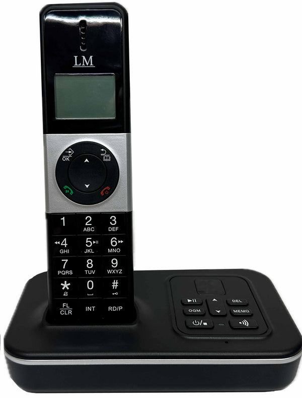 Teléfono Inalámbrico LM-1901 Negro con Contestadora