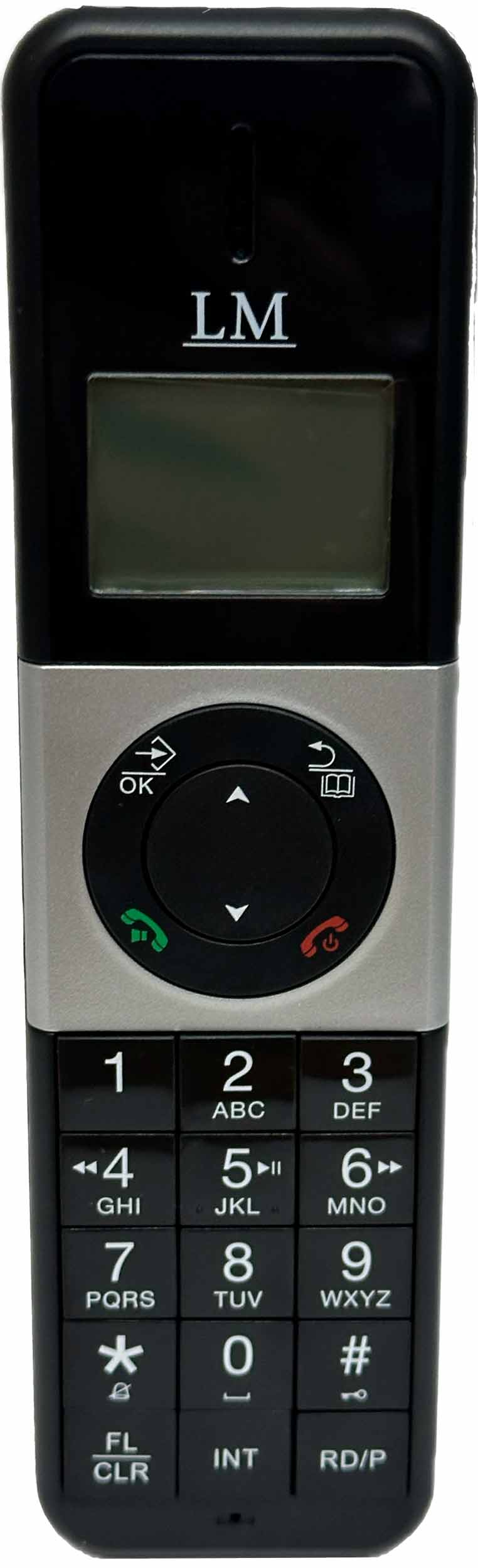 Teléfono Inalámbrico LM-1901 Negro con Contestadora