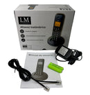 Teléfono Inalámbrico LM-521-1 Negro Memoria para 30 números