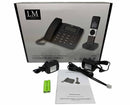 Teléfono Alámbrico LM-7502 Negro con extensión