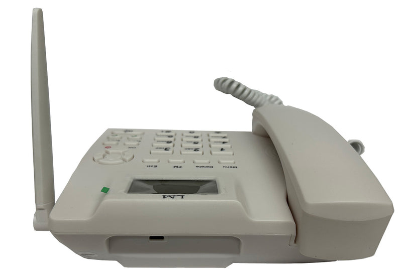 Teléfono Alámbrico LM-750 Blanco Red 2G, 3G y 4G Dual SIM