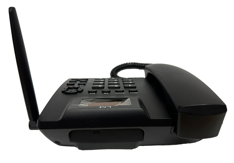 Teléfono Alámbrico LM-751 Negro Red 2G, 3G y 4G Dual SIM