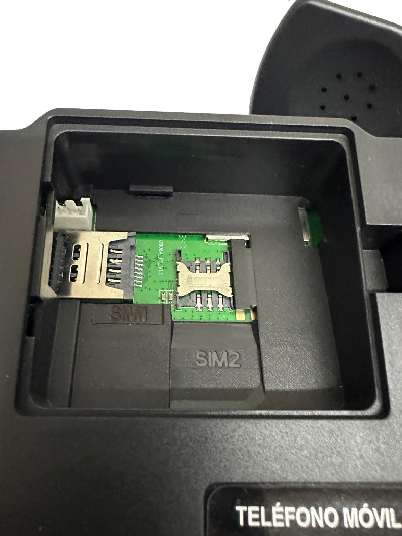 Teléfono Alámbrico LM-751 Negro Red 2G, 3G y 4G Dual SIM