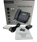 Teléfono Alámbrico LM-751 Negro Red 2G, 3G y 4G Dual SIM