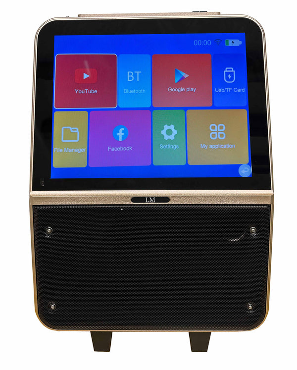 Karaoke LM modelo LM-K15 Bluetooth Micrófono inalámbrico Pantalla táctil