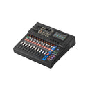 Consola de mezcla digital MGX12 Yamaha 12 Canales, Control táctil LCD, BT, Doble USB, Grabación Multipista microSD, Negro