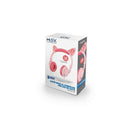 Audífonos Infantiles Gato MISIK MH660 Rosa Luces LED Alámbricos Plegables