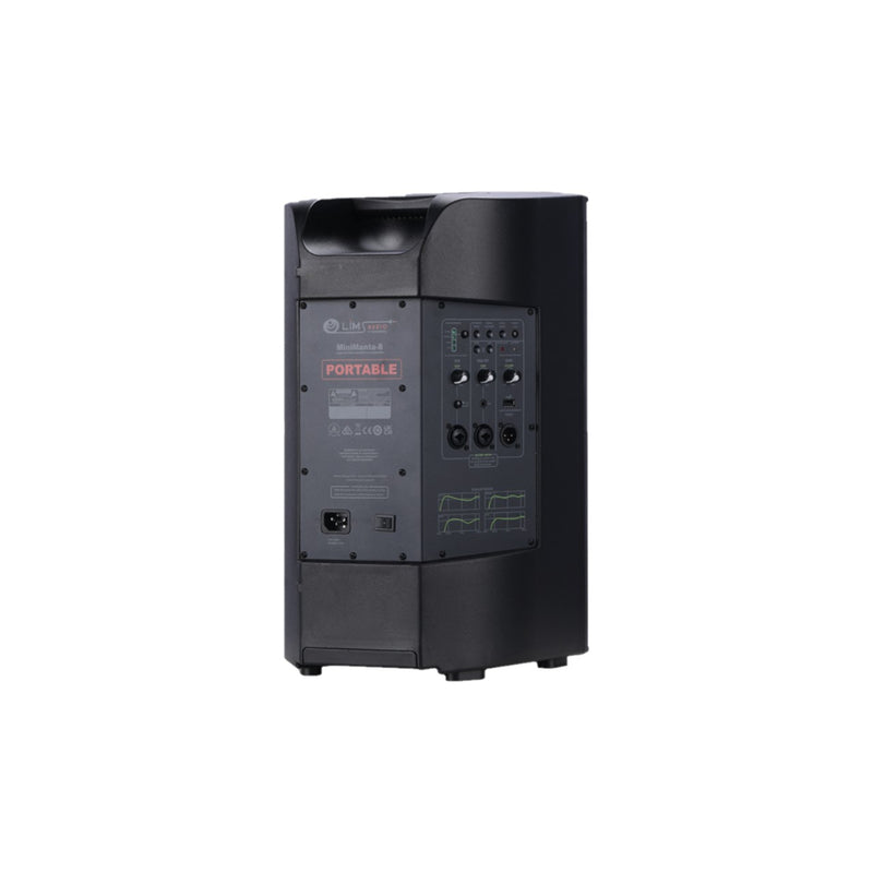 Bafle Recargable LIM by Soundtrack 8" MINI MANTA 8 100W RMS Bluetooth Amp Clase D