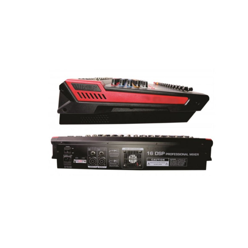 Mezcladora Amplificada SOUNDTRACK MIX-1600DSP 150Wx2 16 Canales