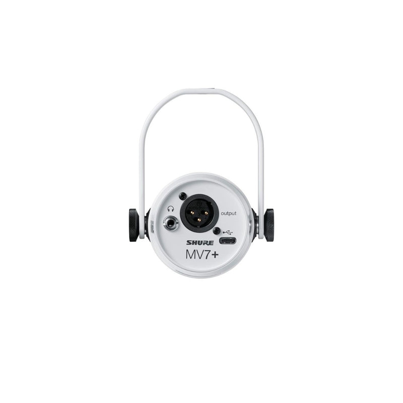 Micrófono Podcast SHURE MV7+-W Dinámico Streamers y Música