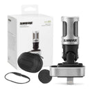 Micrófono de Condensador SHURE MV88 Podcast Compatible con iPHONE, iPAD, iPOD