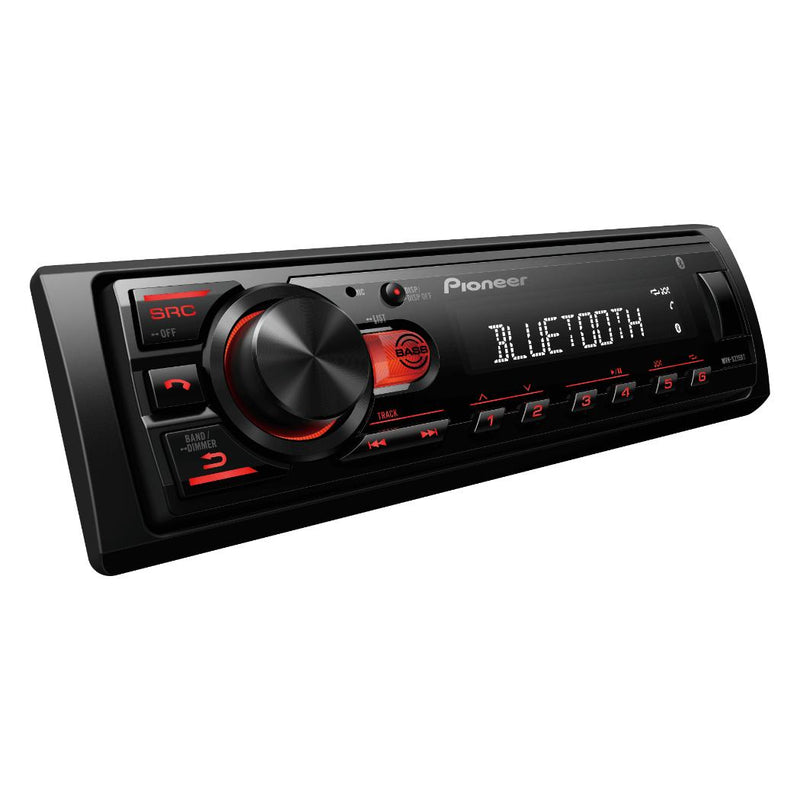 Autoestéreo un DIN Pioneer MVH-S235BT USB Bluetooth 50Wx4 Android