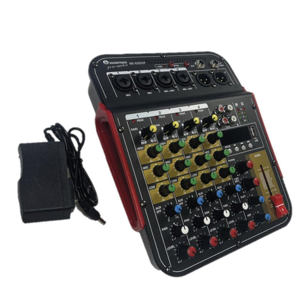 Mezcladora Pasiva Soundtrack de 6 Canales MX-606DSP, Bluetooth, USB, MP3 Player