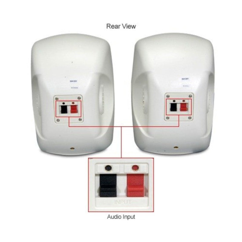 Par de Bocinas Semi-Intemperie YAMAHA NS-AW390W 130W Máximos