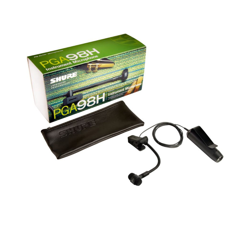 Micrófono para Instrumentos de Viento SHURE PGA98H-XLR Cardioide Condensador