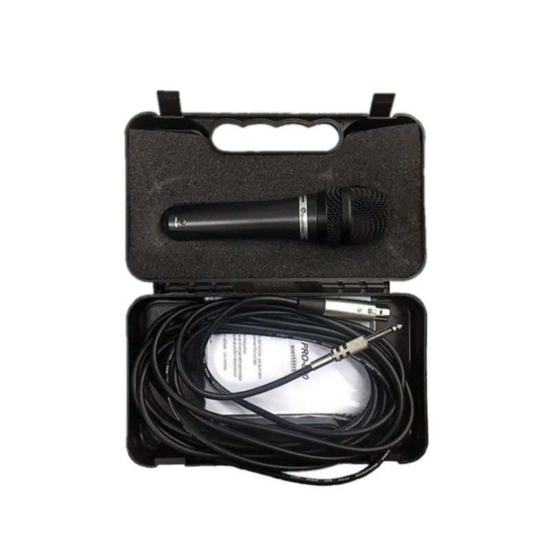 Micrófono Alámbrico SOUNDTRACK PRO-800 Negro Dinámico Profesional