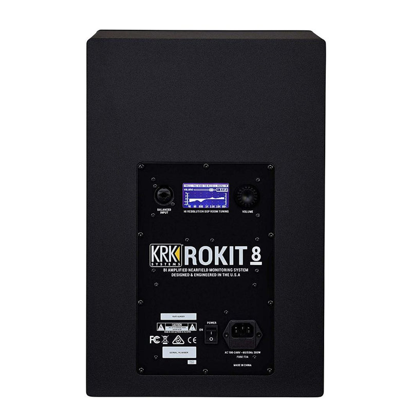 Monitor de Campo Cercano KRK Rokit RP8G4-NA Negro 8" de 2 Vías 203W
