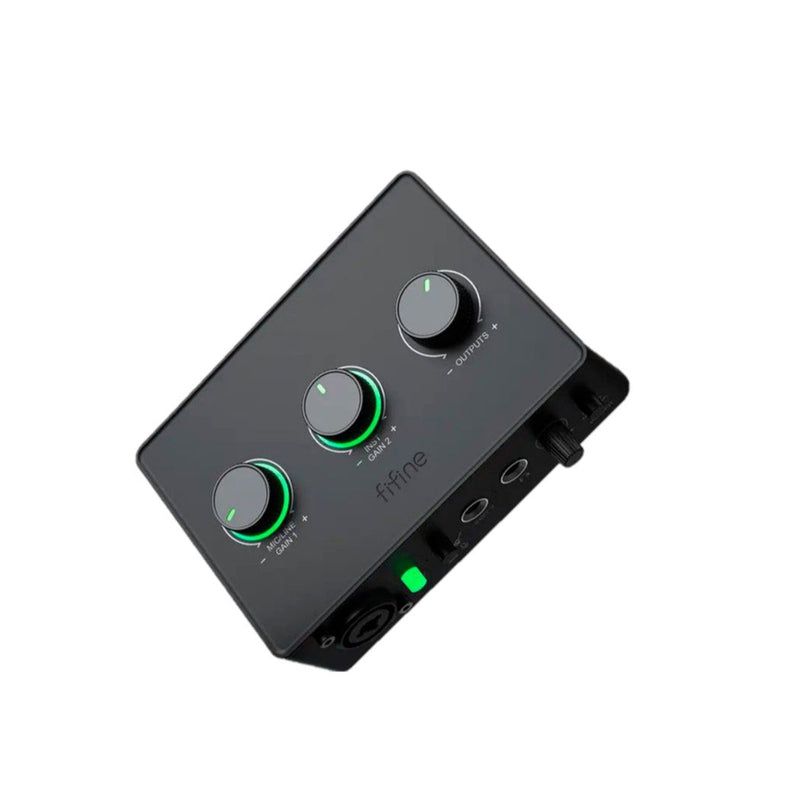 Interface de Audio FIFINE SC1 Podcast XLR Plug 48V USB-C