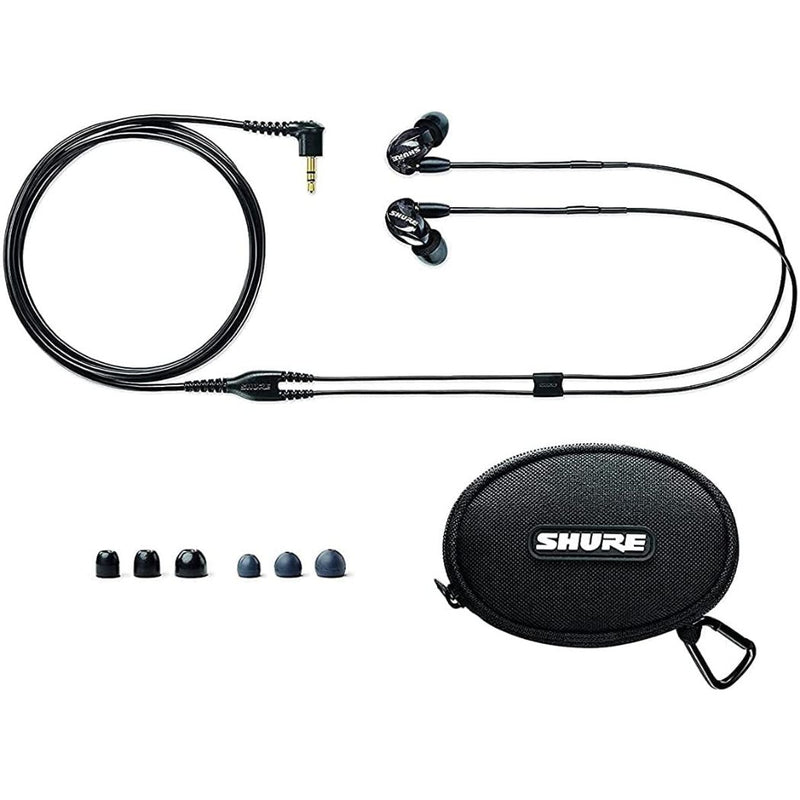Audífonos In-ear SHURE SE215K Negro Micro Bobina Dinámica