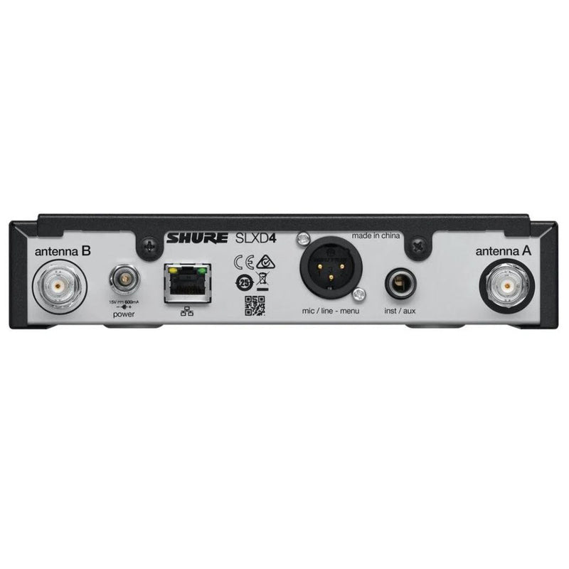 Micrófono de Mano SHURE SLXD24-B87A Supercardioide Dinámico